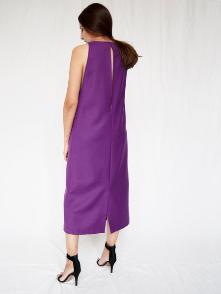 The Drop Dress in Purple