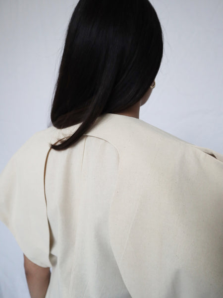 Look 02. Symmetrical Jacket with Wings, Made-to-Order - BACK